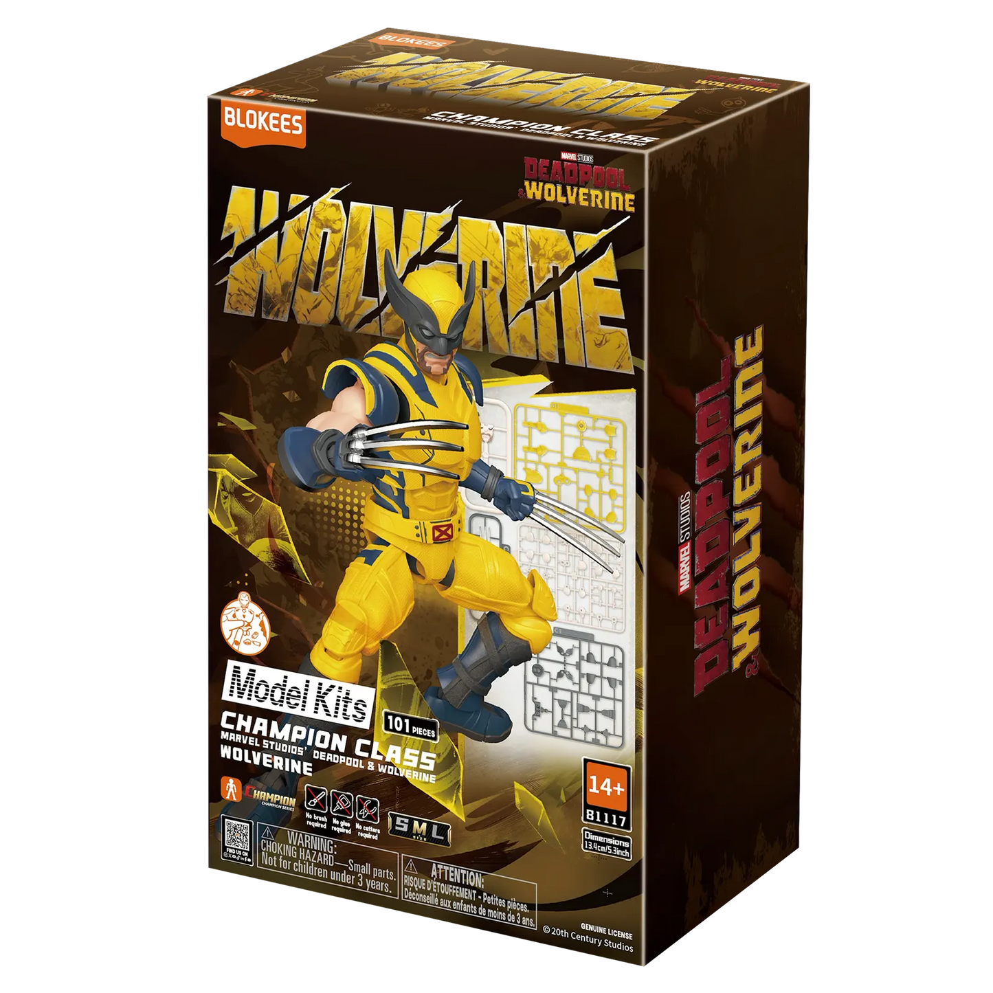 Blokees Marvel 81117 Champion Class Infinity Saga Wolverine