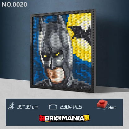 N0020 Batman Mosaic Wall Art | 2304 PCS