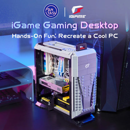 Pantasy 85004 Retro Collection X IGAME Gaming Desktop Building Toy Set | 1010 PCS