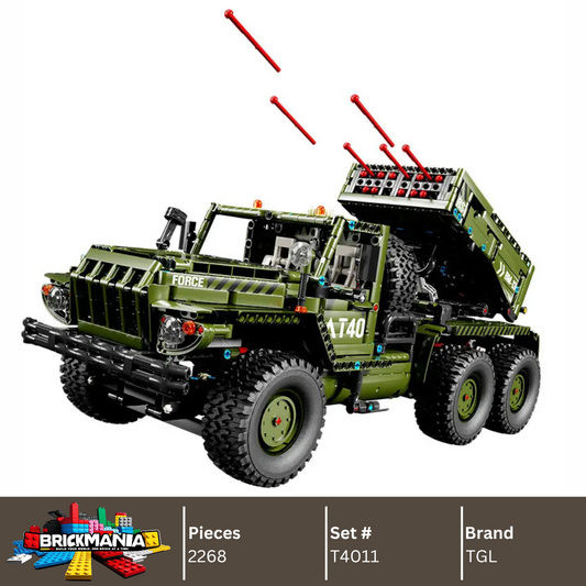 TGL T4011 Katyusha Rocket Launcher Building Toy Set | 2268 PCS