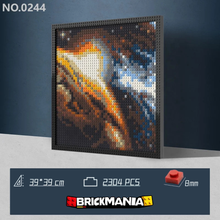 N0244 Planet in Space Brick Mosaic Wall Art | 2304 PCS