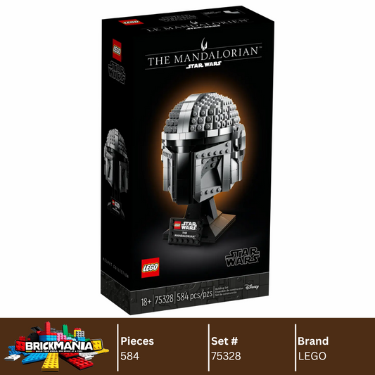 LEGO 75328 Star Wars The Mandalorian™ Helmet | 584 PCS | Damaged box