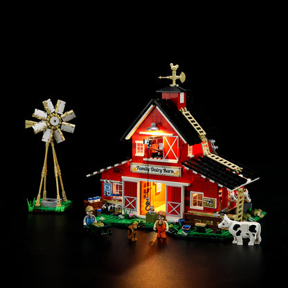 Lumibricks F9037 The Cow Barn Building Toy Set | 1368 PCS