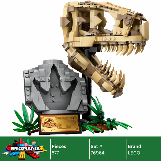 LEGO 76964 Dinosaur Fossils: T. rex Skull | 577 PCS