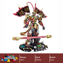 GuLy 80502 Monkey King Electroplating Limited Edition Building Toy Set | 3617 PCS