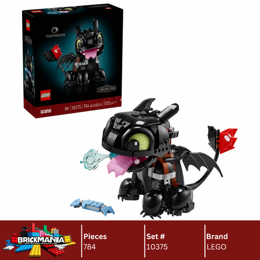 LEGO 10375 Icons How to Train Your Dragon: Toothless | 784 PCS