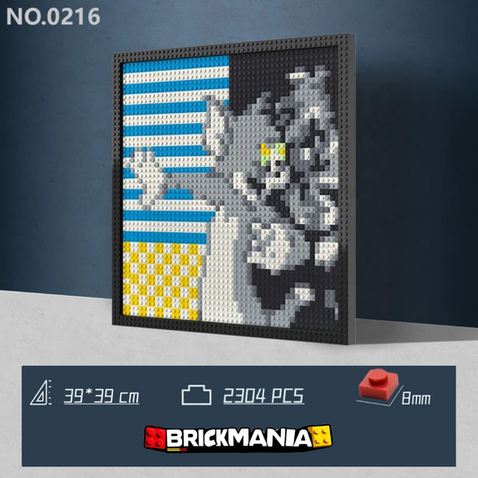 N0216 Tom Mosaic Wall Art | 2304 PCS