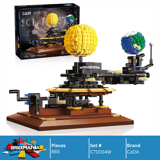 CaDA C71004W Solar System Building Toy Set | 865 PCS