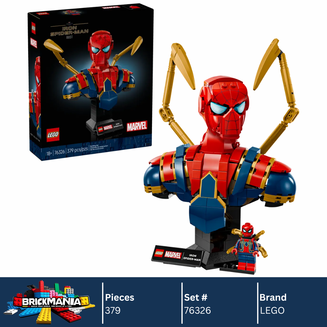 LEGO 76326 Marvel Iron Spider-Man Bust | 379 PCS