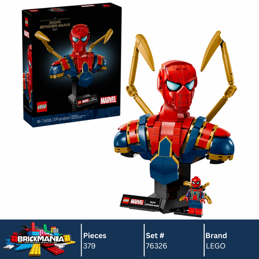 LEGO 76326 Marvel Iron Spider-Man Bust | 379 PCS