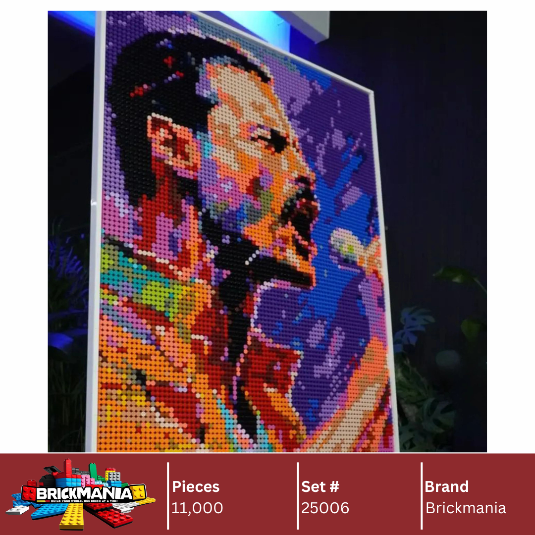 Brickmania 25006 Freddie Mercury Mosaic Wall Art | 10,240 PCS