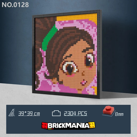 N0128 Encanto Mirabel Mosaic Wall Art | 2304 PCS