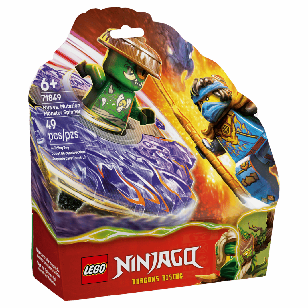 LEGO 71849 Ninjago Nya vs. Mutation Monster Spinner | 49 PCS
