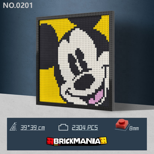 N0201 Mickey Mouse Mosaic Wall Art | 2304 PCS