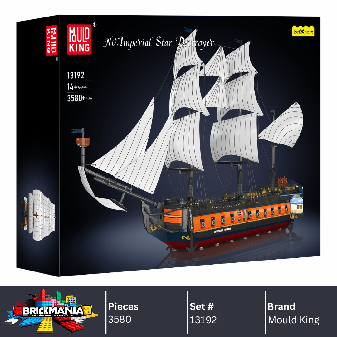 Mould King 13192 Imperial Frigate Model Building Toy Set | 3580