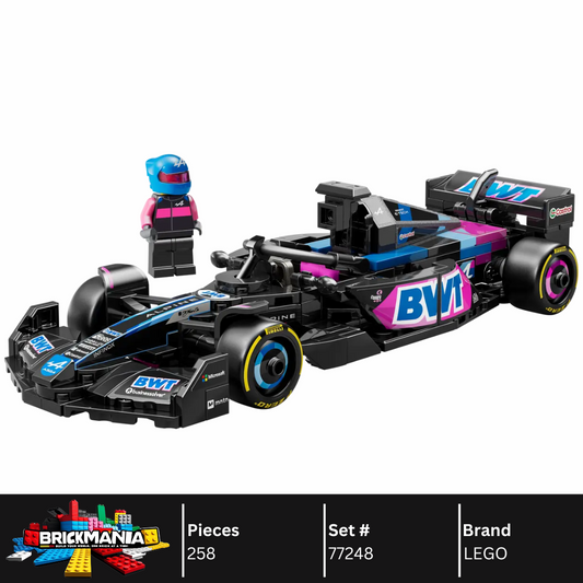 LEGO 77248 BWT Alpine F1® Team A524 Race Car | 258 PCS