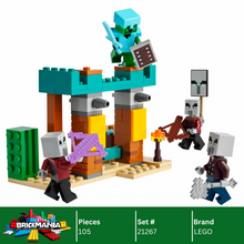 LEGO 21267 Minecraft The Illager Desert Patrol | 105 PCS