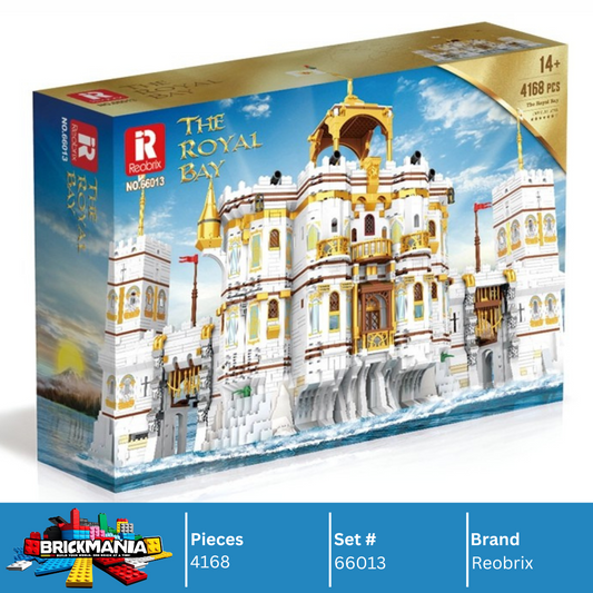 Reobrix 66013 The Royal Bay Building Toy Set | 4168 PCS