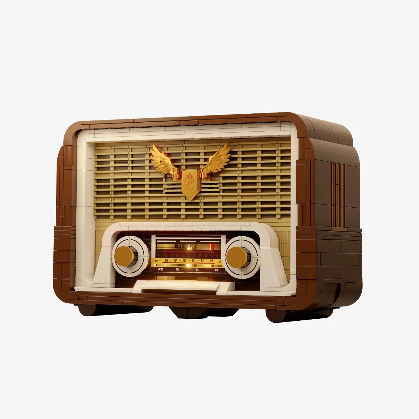 Pantasy 85048 Retro Collection Radio Building Toy Set | 811 PCS