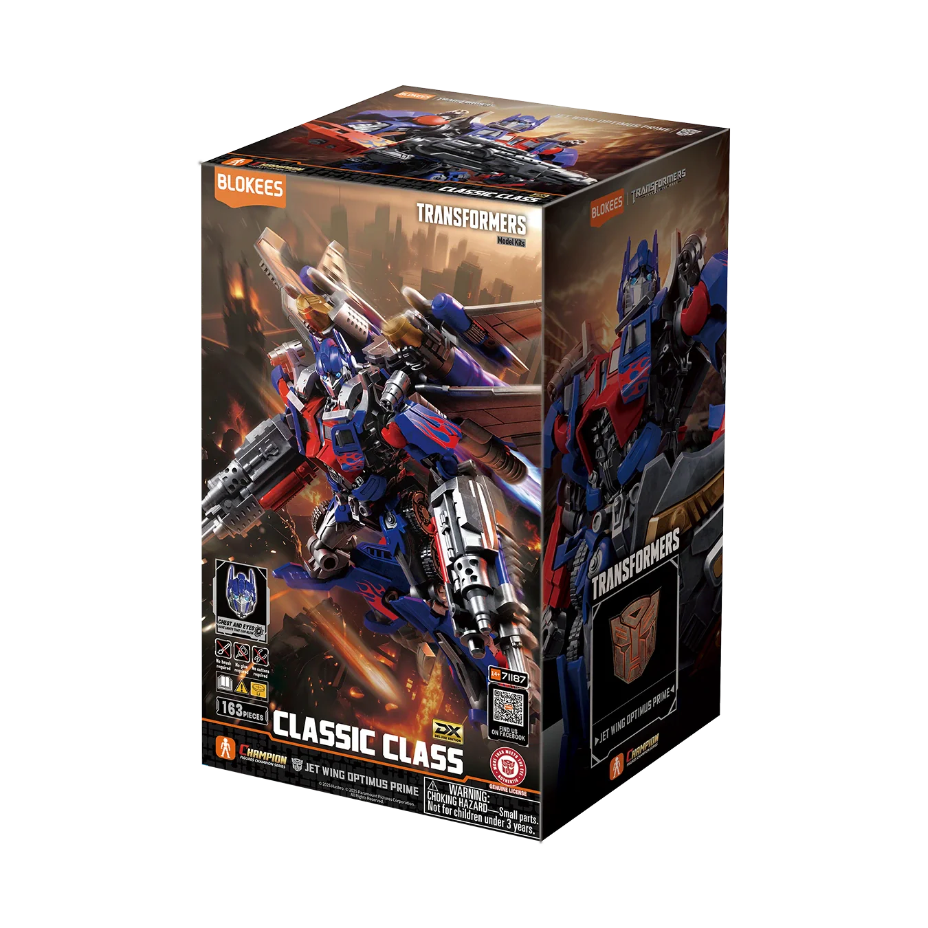 Blokees Transformers 71187 DX Classic Class 21 | Jet Wing Optimus Prime