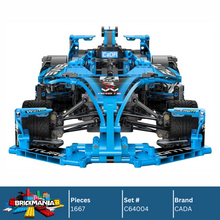 Cada C64004 Formula E Building Toy Set | 1667 PCS