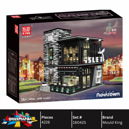 Mould King 16042S Street Modern BAR MOC Building Toy Set | 4228 PCS