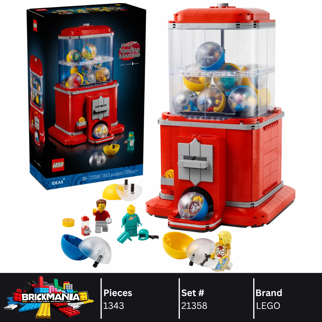 LEGO 21358 Ideas Minifigure Vending Machine | 1343 PCS – Brickmania