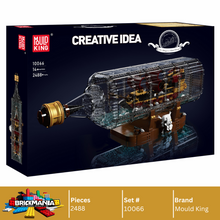 Mould King 10066 Queen Revenger Ship-In-a-Bottle Building Set | 2,488 PCS