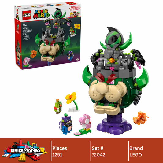 LEGO 72042 Super Mario Prince Florian & Castle Bowser | 1251 PCS