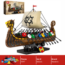 Reobrix 66101 Viking longshi Building Toy Set | 2547 PCS