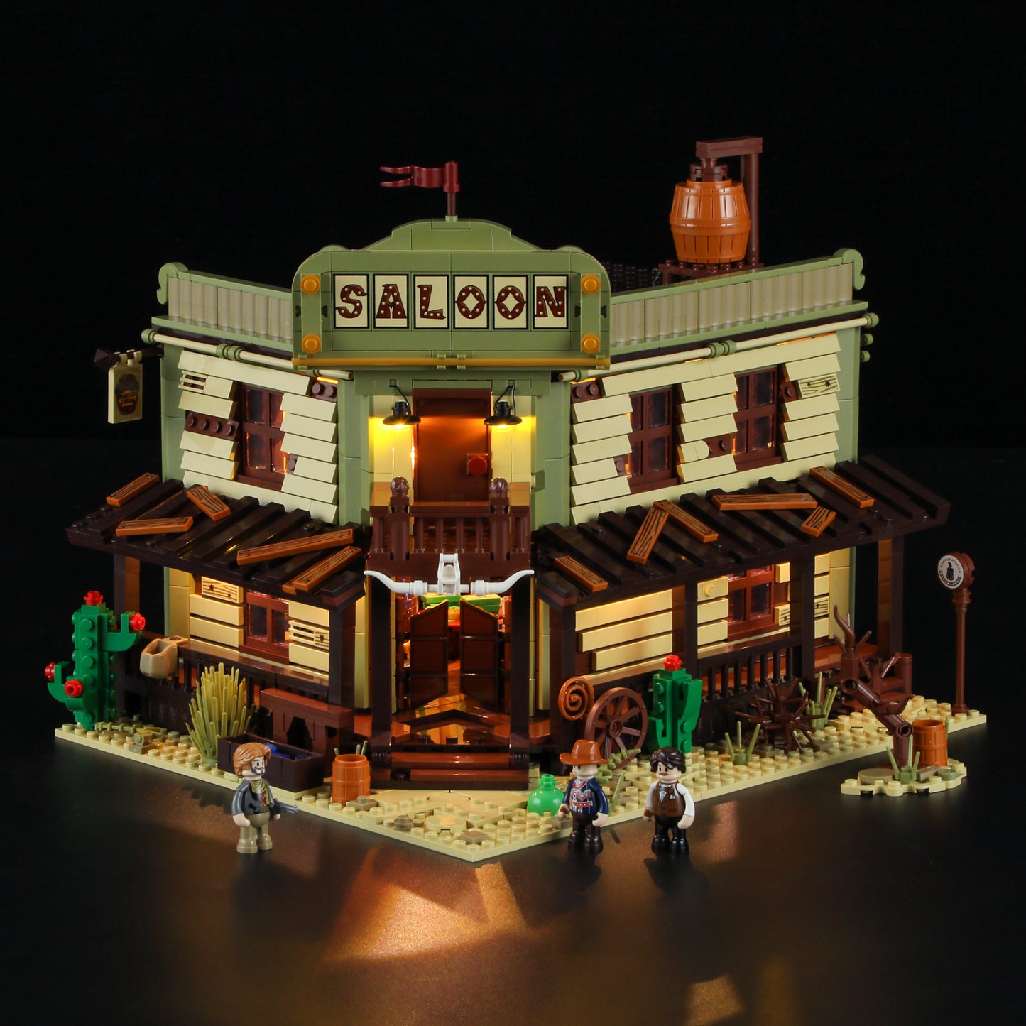 Lumibricks F9021 V2.0 Western Saloon Building Toy Set | 2026 PCS