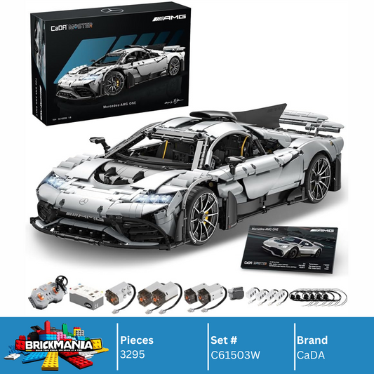 CaDA C61503W Mercedes-AMG ONE Building Toy Set | 3295 PCS