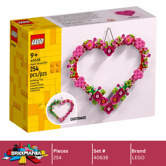 LEGO 40638 Botanicals Heart Ornament | 254 PCS | Damaged box