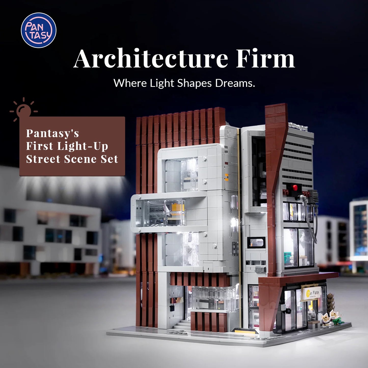 Pantasy 85041 Modular Building Architecture Firm Building Toy Set | 3427 PCS