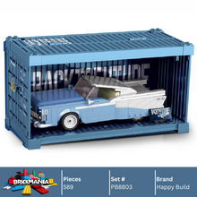 Happy Build PB8803 Silver Wing Cyclone Building Toy Set | 589 PCS | Buildable Sports Car with Display Container