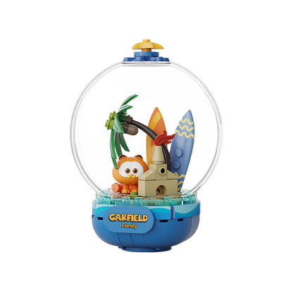 Pantasy 86801 Garfield Crystal Ball Series Chill Island Building Toy Set |99 PCS