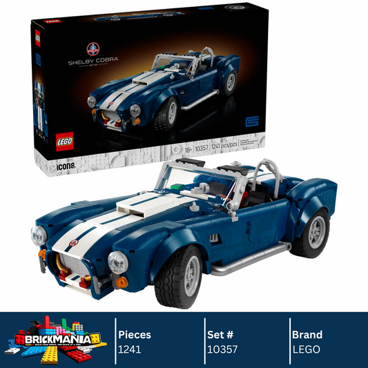 LEGO 10357 Icons Shelby Cobra 427 S/C | 1241 PCS