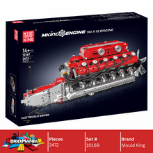 Mould King 10169 Italian Supercar V12 Engine Building Set | 3,472 Pcs