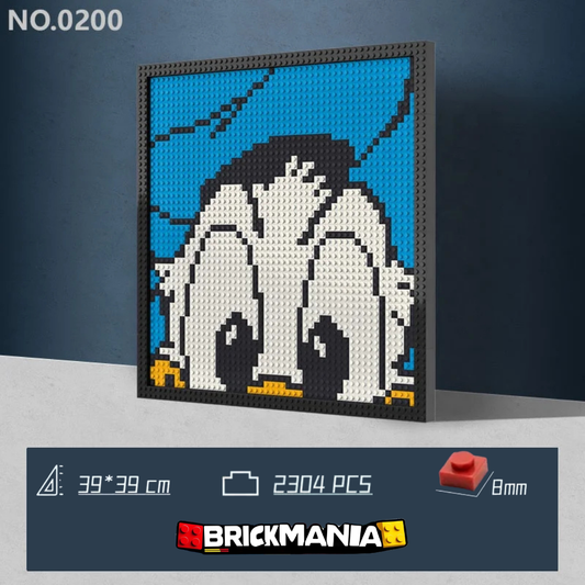 N0200 Donald Duck Mosaic Wall Art | 2304 PCS