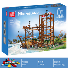 Mould King 11013 Double Helix Roller Coaster Building Set | 2174 Pcs