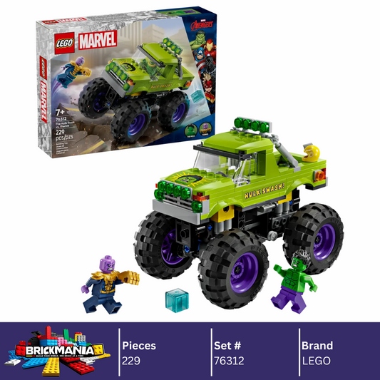 LEGO 76312 Marvel The Hulk Truck vs. Thanos | 229 PCS