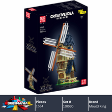 Mould King 10060 Medieval Europe Windmill Building Toy Set | 1584 PCS