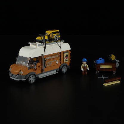 Lumibricks F9030 Carpentry Van Building Toy Set | 496 PCS