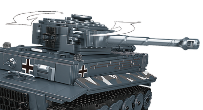 Mould King 20014S Tiger Heavy Tank Model Building Toy Set | 850 PCS