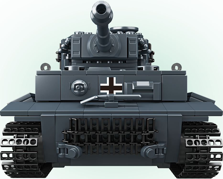 Mould King 20014S Tiger Heavy Tank Model Building Toy Set | 850 PCS