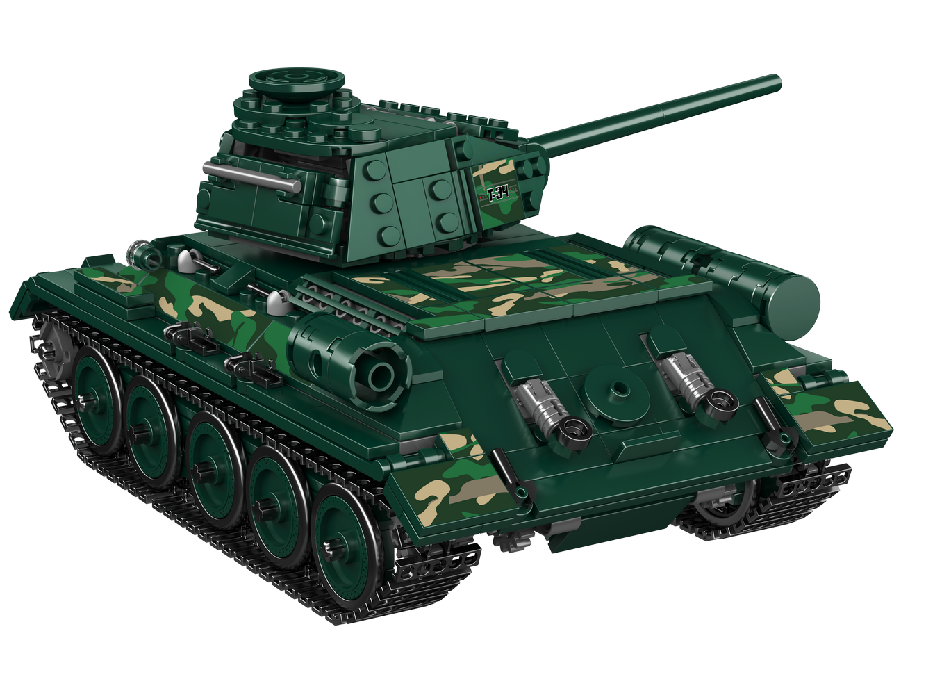 Mould King 20015 Soviet T-34 Tank Building Toy Set | 800 PCS