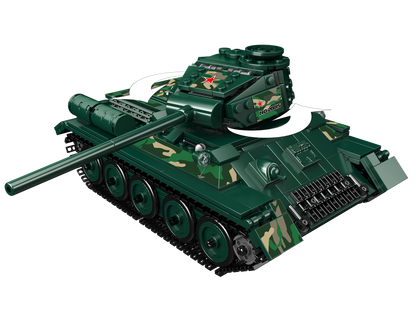 Mould King 20015 Soviet T-34 Tank Building Toy Set | 800 PCS