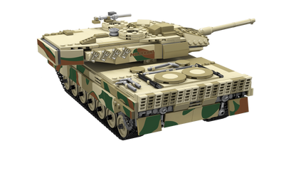 Mould King 20020S Remote Controlled LEOPARD 2 Tank Building Toy Set | 1,100 Pcs