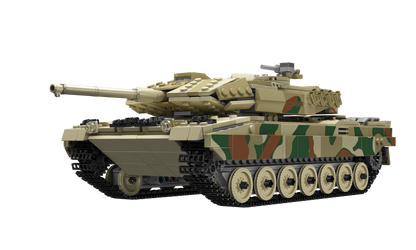 Mould King 20020S Remote Controlled LEOPARD 2 Tank Building Toy Set | 1,100 Pcs