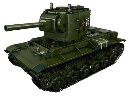 Mould King 20026 Military KV2 Heavy Tanks Building Toy Set | 952 PCS